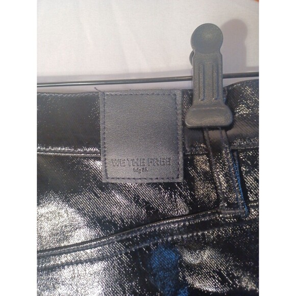 NWOT FREE PEOPLE PHOENIX COATED PANTS - Picture 3 of 7